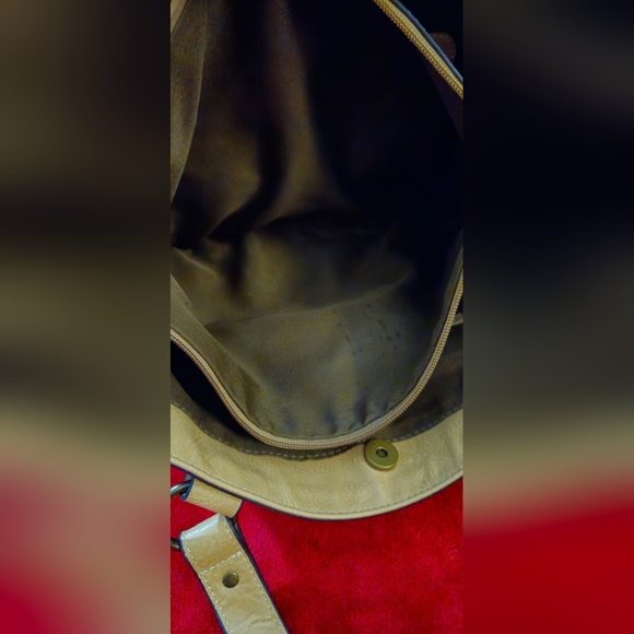 Born Concept Light Tan Faux Leather Tote Bag - Picture 6 of 12